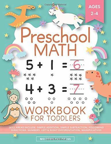 Preschool math workbook - workbook, for