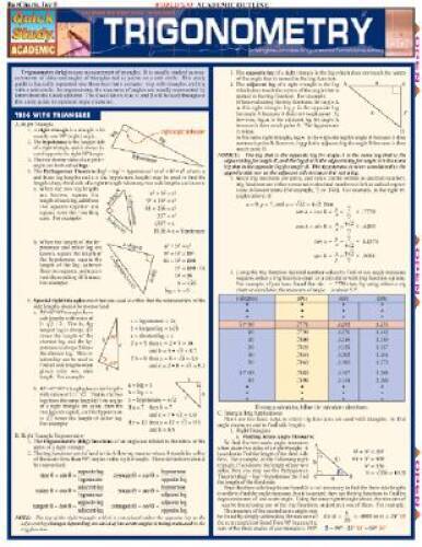 Trigonometry quickstudy - trigonometry, (quickstudy