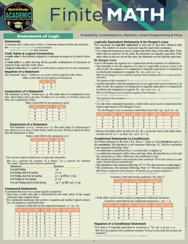 Finite mathematics a - finite, mathematics: