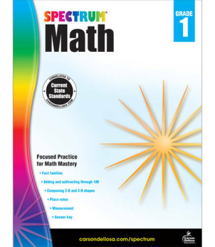Spectrum math workbook - spectrum, grade